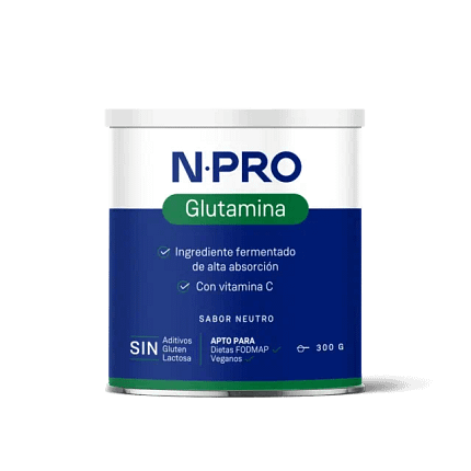 L-Glutamina Npro 300 g Suplemento Alimentar Aminoácidos Anti-inflamatório