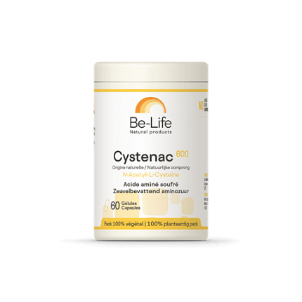 Cystenac 600 Be-Life Suplemento Alimentar NAC Aminoácidos Antioxidante
