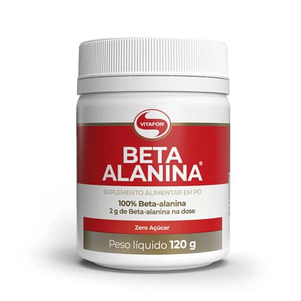 Beta Alanina Vitafor Aminoácido Suplemento Alimentar Desempenho Físico