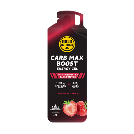 CarbMax Boost Energy Gel Alimentação Desporto Fadiga