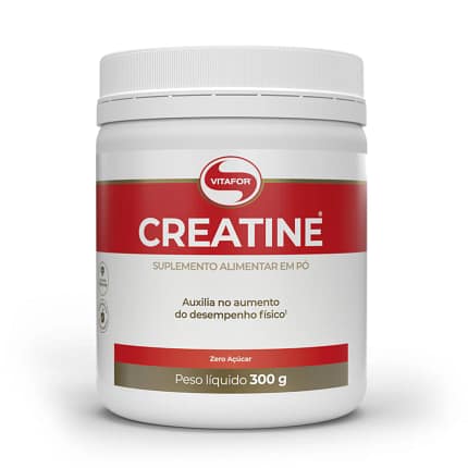 Creatina Zero Açúcar Vitafor Suplemento Alimentar Desporto Energia