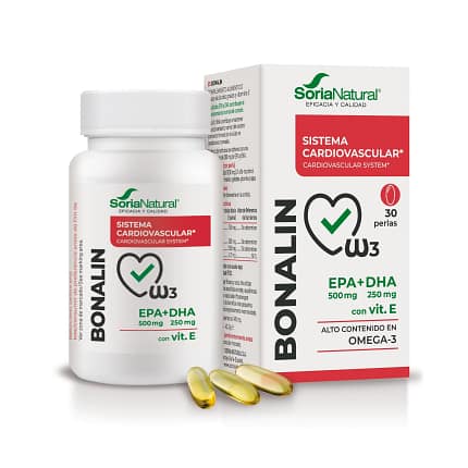 Bonalin EPA+DHA Cápsulas Soria Natural Saúde Cardiovascular Suplemento
