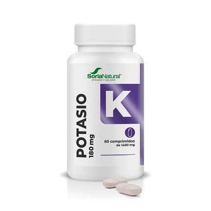 Potássio Comprimidos Libertação Prolongada Soria Natural Vitaminas Suplemento Músculos Sistema Nervoso Tensão Arterial