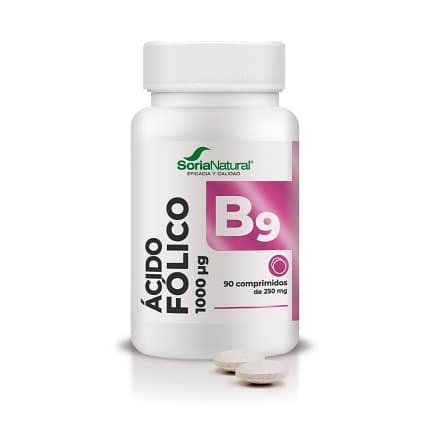 Ácido Fólico Libertação Prolongada Soria Natural Vitaminas Suplemento