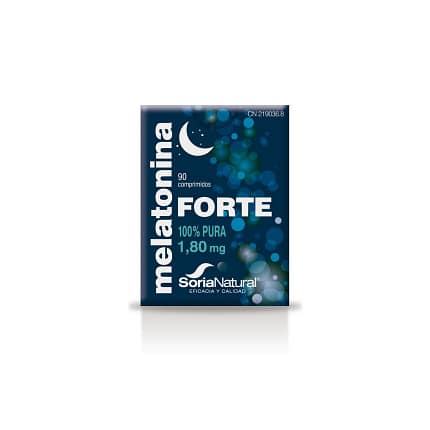 Melatonina Forte 100% Pura 1,8 MG Soria Natural Sono Saudável