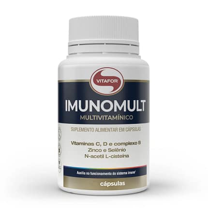 Imnumult Multivitamínico Vitafor Cápsulas Vitaminas Sistema Imunitário