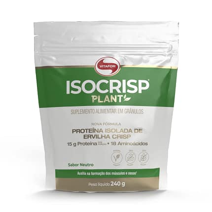 Isocrisp Plant Vitafor Suplemento Alimentar Fonte de Proteína