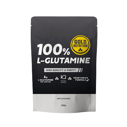 100% L-Glutamina Gold Nutrition Suplemento Alimentar Sistema Imunitario Recuperação Muscular