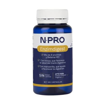 Enzimdisgest Npro Cápsulas Suplemento Alimentar Sistema Disgestivo Trato Gastrointestinal