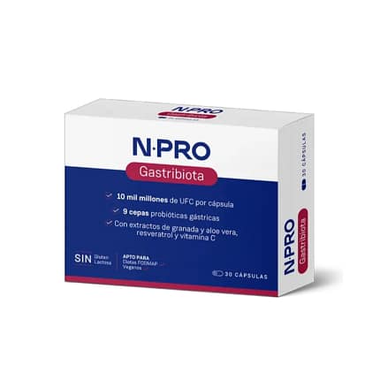 Gastribiota Npro Cápsulas Suplemento Alimentar Recidivas Probióticos