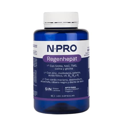 Regenhepat Npro Cápsulas Suplemento Alimentar Aminoácidos Função Hepática