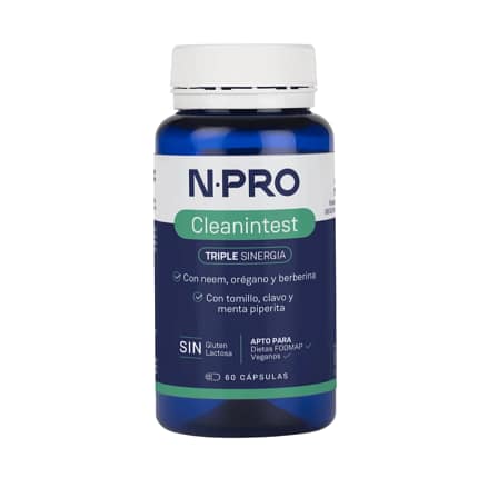 Cleanintest Suplemento Alimentar Npro Cápsulas Sistema Disgestivo Trato Gastrointestinal Flora Bacteriana