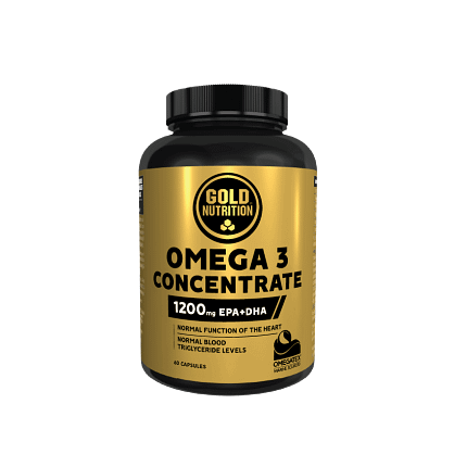Omega 3 Concentrate EPA + DHA Gold Nutrition Suplemento Alimentar Óleo de Peixe Saúde Cardiovascular Anti-inflamatório