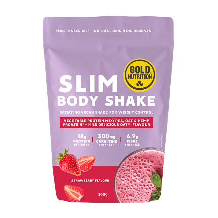 Slim Body Shake Gold Nutrition Suplemento Alimentar Batido Redutor de Apetite Desporto