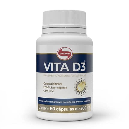 Vita D3 Vitafor Vitaminas Suplemento Alimentar