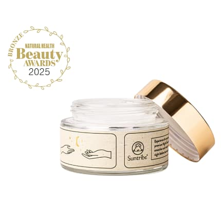 Creme noite Mineral Natural com Acido Hialurônico e Retinol Biológico Suntribe