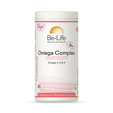 Ómega Complex Be-Life Suplemento Alimentar Ácidos Gordos