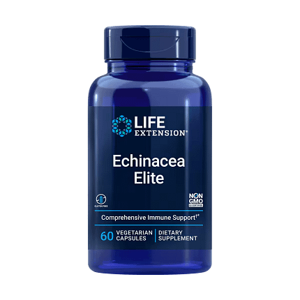 Echinacea Elite Suplemento Alimentar Life Extension Equinácea