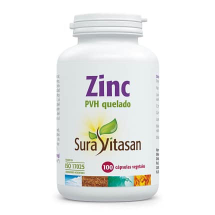 Zinco PVH Quelado Suplemento Alimentar Suravitasan