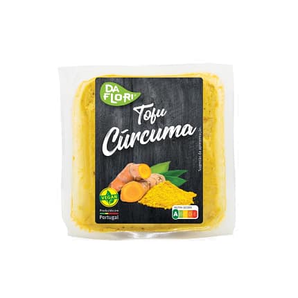 Tofu com Cúrcuma Vegan Daflori Alimentação