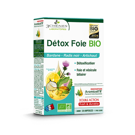 Détox Foie Bio 3 chênes Suplemento Alimentar Desintoxicação Vesícula Biliar