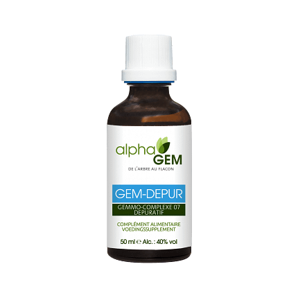 Gem-Depur Complexo 7 Depurativo Suplemento Alimentar Alphagem Desintoxicação