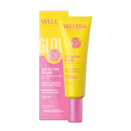 Filtro Solar Mineral FPS 30 Glow Fluído Weleda Cosmética