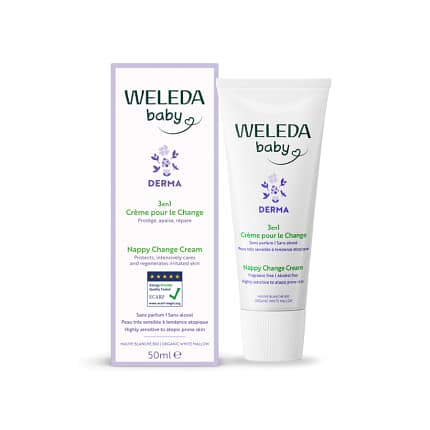 Creme de Muda Fraldas 3 em 1 Weleda Cosmética Crianças