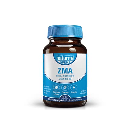 ZMA suplemento alimentar naturmil zinco magnésio vitamina b6
