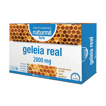 Geleia Real Ampolas Suplemento Alimentar Naturmil Defesas Naturais Sistema Imunitário