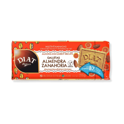 Bolachas com Amêndoa e Cenoura Diat Radisson Alimentação