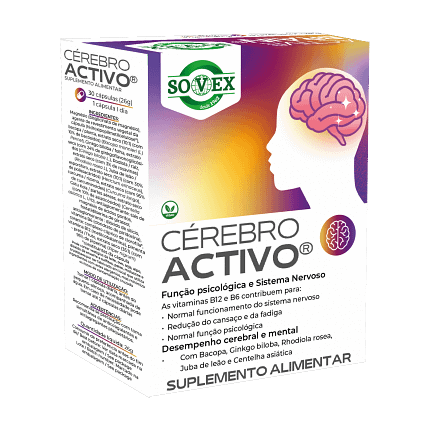 Cérebro Activo Suplemento Alimentar Sovex