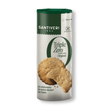 Triple Zero Bolachas Originais de Aveia Alimentação Santiveri