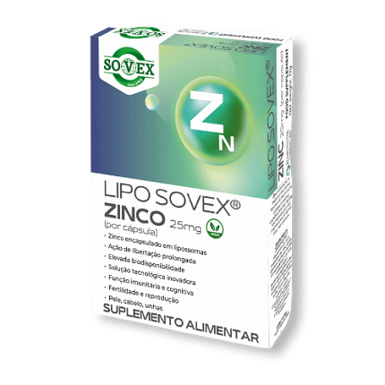 Lipo Sovex Zinco Suplemento Alimentar