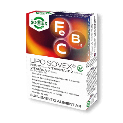 Lipo Sovex Ferro com Vit. B12 e C Suplemento Alimentar