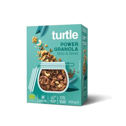 Power Granola Frutos Secos & Sementes Alimentação Turtle