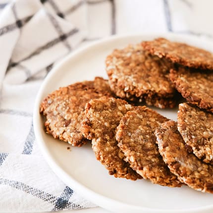 Cookies De Aveia, Canela e Gengibre Alimentação Frioleiras