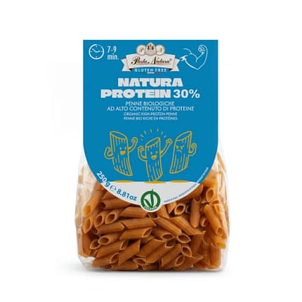Massa Penne Proteíca Alimentação Pasta Natura