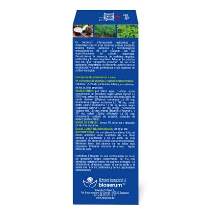 Herbetom 1 Hepabil Suplemento Alimentar Bioserum Fígado Sistema Disgestivo