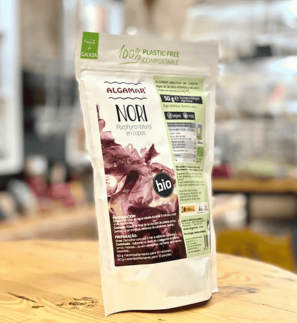 Nori (Porphyra Umbilicalis), biológico