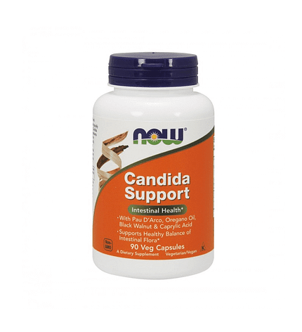 Candida Support, suplemento alimentar vegan e vegetariano