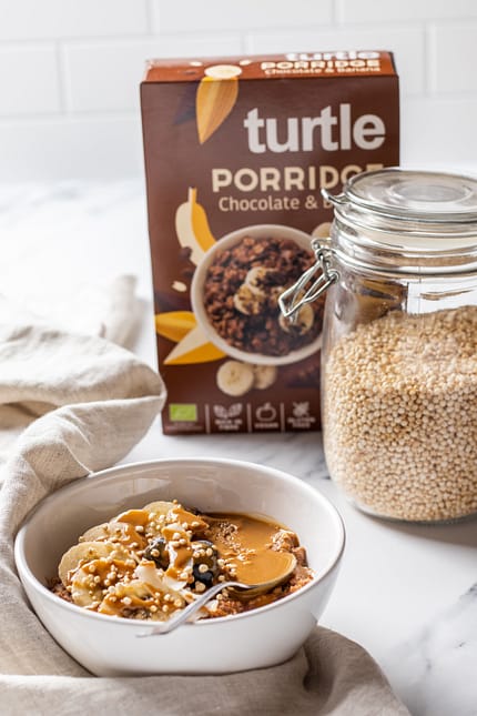 porridge chocolate e banana beauty foto 2 turtle