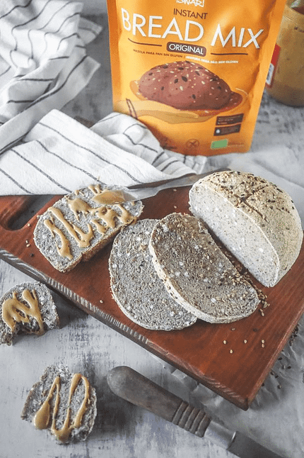 Preparação pão instantâneo original SG bio 300g Iswari 3