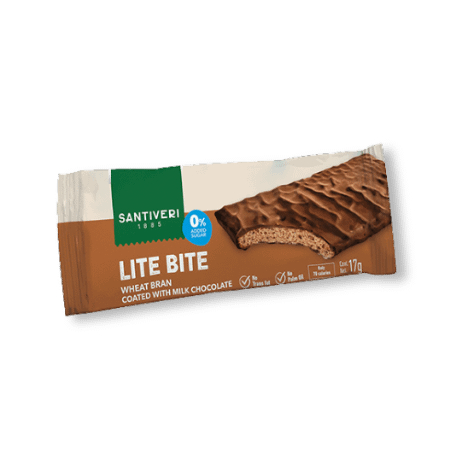 Barrita Lite Bite com Chocolate de Leite Alimentação Santiveri Barrita Lite Bite com Chocolate de Leite Alimentação Santiveri