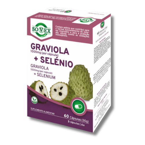 Graviola + Selénio Suplemento Alimentar Sovex Graviola + Selénio Suplemento Alimentar Sovex