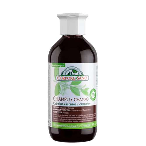 Champô Cabelos Castanhos, cosmética biológica, vegan