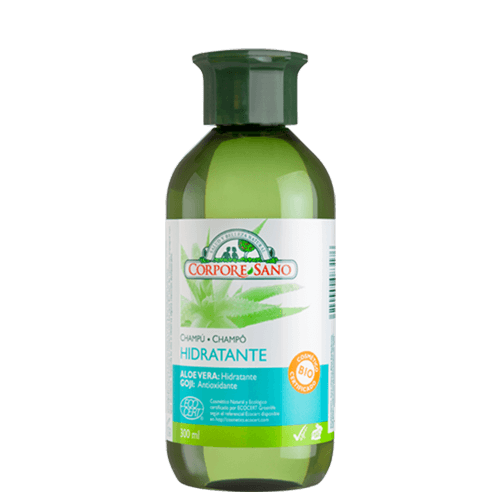 champo hidratante aloe vera copore sano Champô Hidratante, cosmética biológica e vegan
