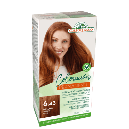 Coloração Permanente 6.43 Avelã, biológico