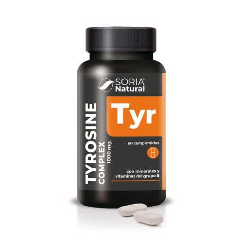 Tirosina Complex Soria Natural Suplemento Alimentar Comprimidos Sistema Nervoso