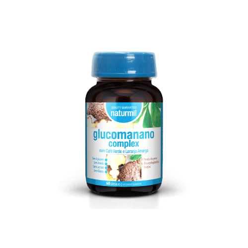 Glucomanano Complex 500 mg Suplemento Alimentar Naturmil Perda de Peso Glucomanano Complex 500 mg Suplemento Alimentar Naturmil Perda de Peso